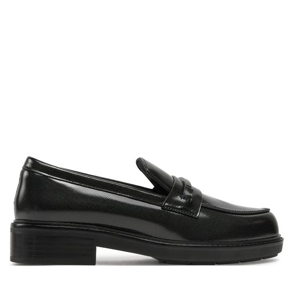 Calvin Klein Loaferke Calvin Klein Loafer W/M Bar Saff Lth HW0HW02076 Črna