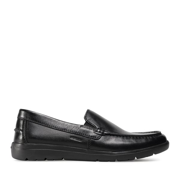 Geox Loaferke Geox U Leitan E U043QE 00085 C9999 Črna