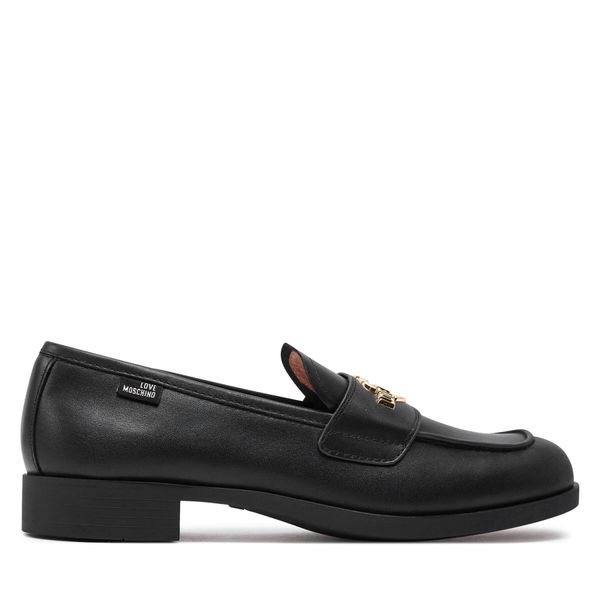 LOVE MOSCHINO Loaferke LOVE MOSCHINO JA10162G1IIA0000 Črna