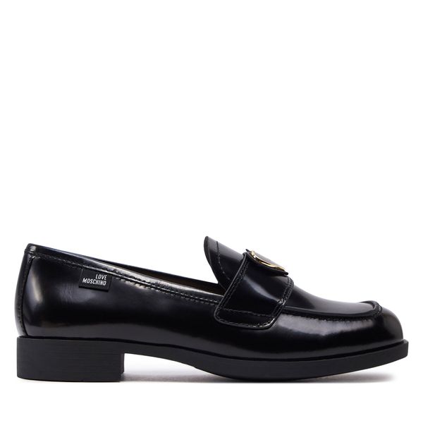 LOVE MOSCHINO Loaferke LOVE MOSCHINO JA10172G1IJD0000 Črna