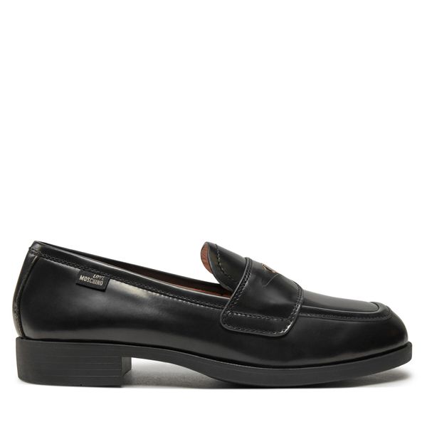 LOVE MOSCHINO Loaferke LOVE MOSCHINO JA10172G1LJD0000 Črna