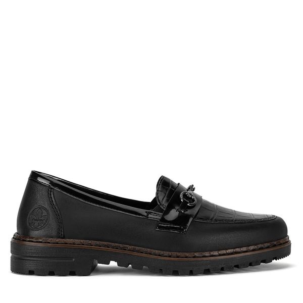 Rieker Loaferke Rieker 54862-01 Črna