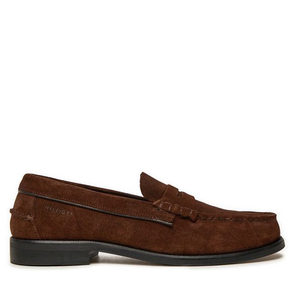 Tommy Hilfiger Loaferke Tommy Hilfiger Classic Hilfiger Suede Loafer FM0FM05363 Rjava