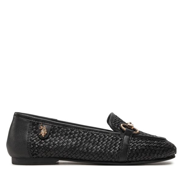 U.S. Polo Assn. Loaferke U.S. Polo Assn. Chery001 Lth Črna