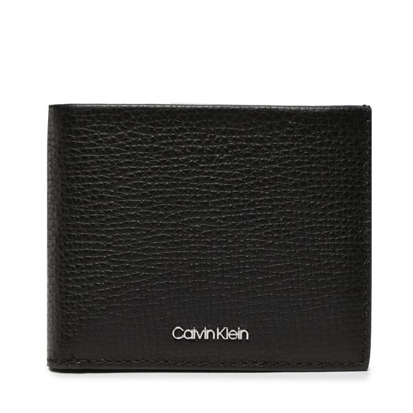 Calvin Klein Majhna moška denarnica Calvin Klein Minimalism Bifold 6Cc W/Bill K50K509620 Črna