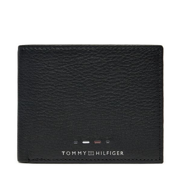 Tommy Hilfiger Majhna moška denarnica Tommy Hilfiger Th Premium Mini Cc Wallet AM0AM12781 Črna