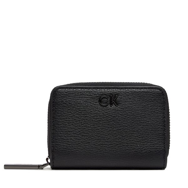 Calvin Klein Majhna ženska denarnica Calvin Klein Ck Daily Small Zip Around K60K612177 Črna