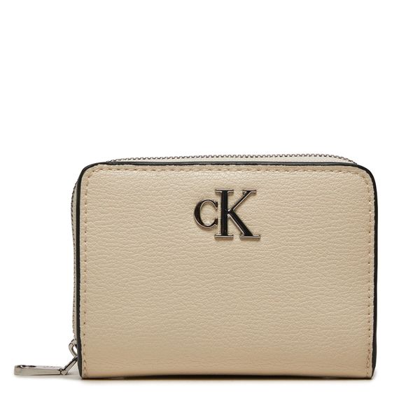 Calvin Klein Jeans Majhna ženska denarnica Calvin Klein Jeans Minimal Monogram K60K612740 Écru