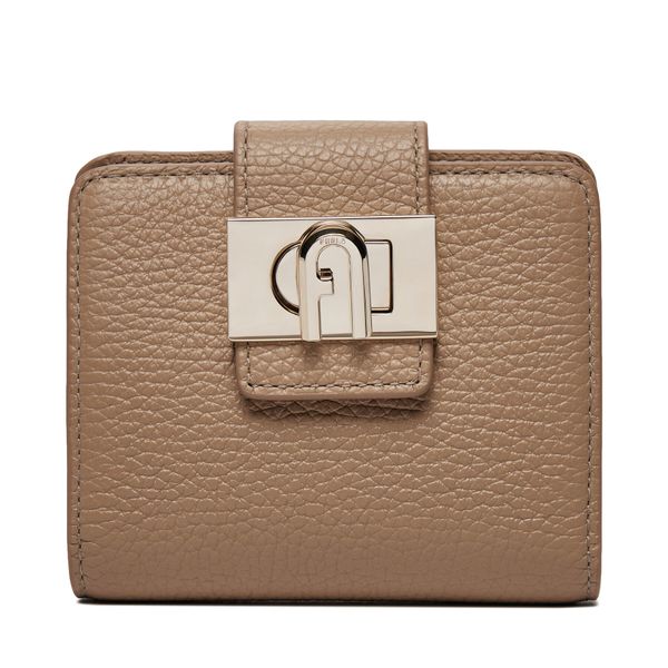 Furla Majhna ženska denarnica Furla 1927 M Compact Wallet Bifold Soft WP00424-HSF000-1257S-1007 Siva