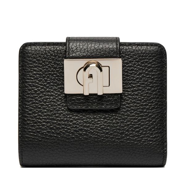 Furla Majhna ženska denarnica Furla 1927 M Compact Wallet Bifold Soft WP00424-HSF000-O6000-1007 Črna