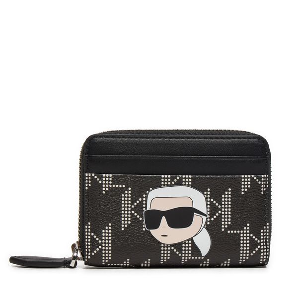 KARL LAGERFELD Majhna ženska denarnica KARL LAGERFELD 245W3223 Črna