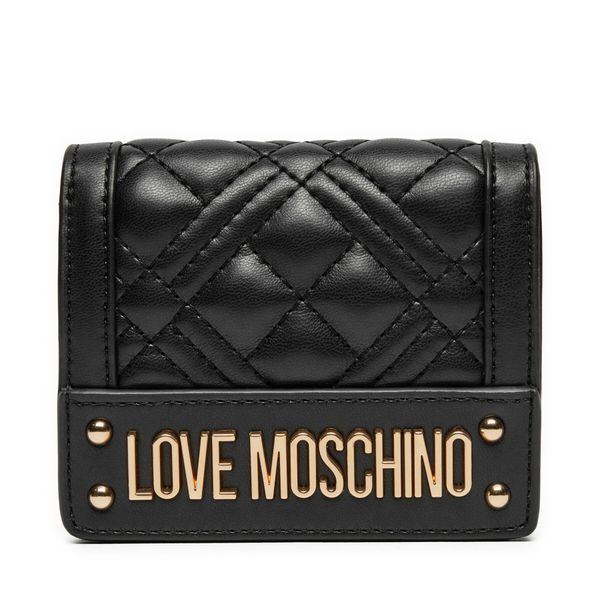 LOVE MOSCHINO Majhna ženska denarnica LOVE MOSCHINO JC5601PP0LLA0000 Črna