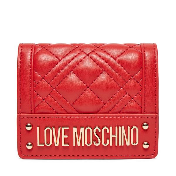 LOVE MOSCHINO Majhna ženska denarnica LOVE MOSCHINO JC5601PP0LLA0500 Rdeča