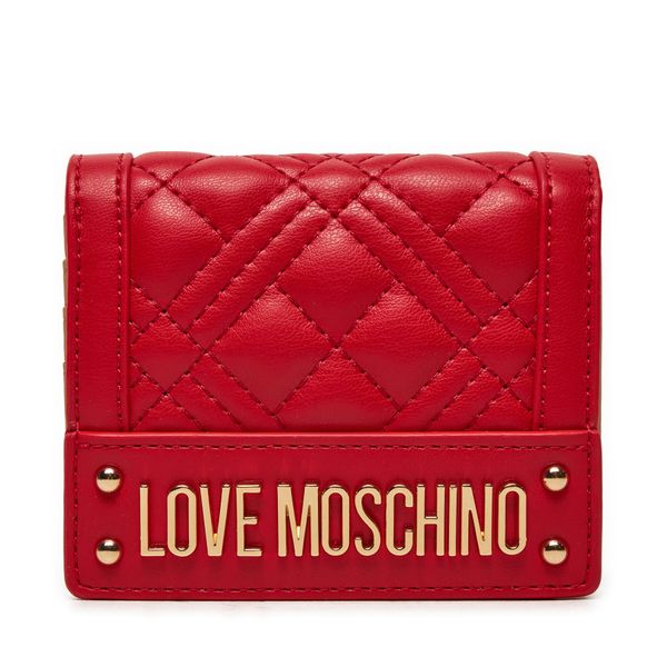 LOVE MOSCHINO Majhna ženska denarnica LOVE MOSCHINO JC5601PP1LLA0500 Rdeča