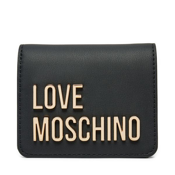 LOVE MOSCHINO Majhna ženska denarnica LOVE MOSCHINO JC5612PP1LKD0000 Črna