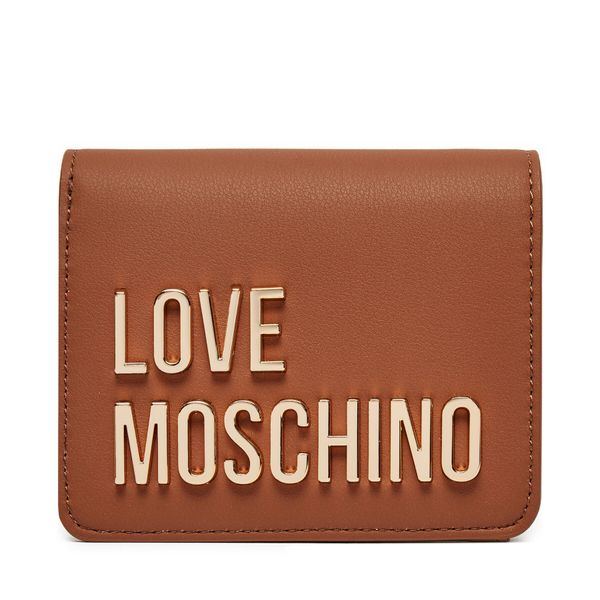 LOVE MOSCHINO Majhna ženska denarnica LOVE MOSCHINO JC5612PP1LKD0208 Rjava