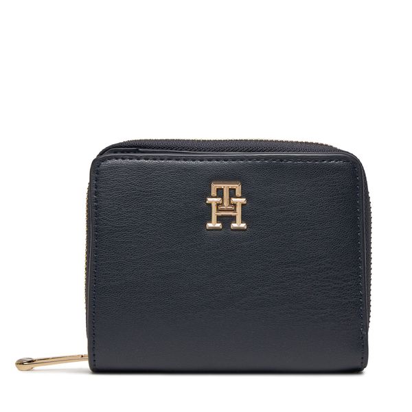 Tommy Hilfiger Majhna ženska denarnica Tommy Hilfiger Iconic Tommy Med Za AW0AW15748 Mornarsko modra