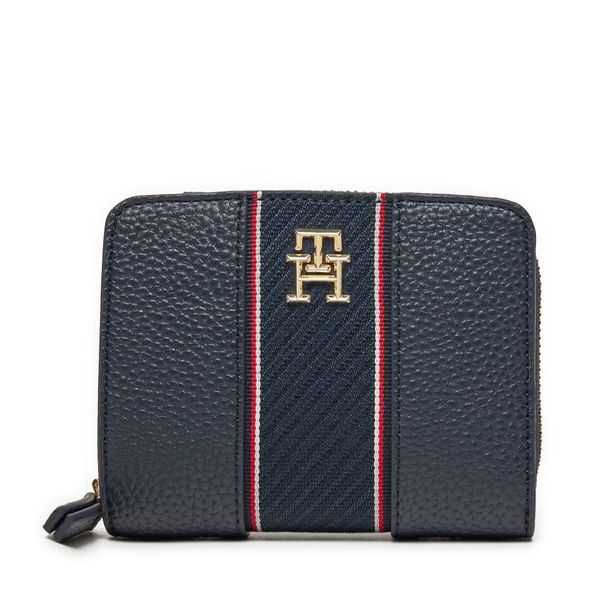 Tommy Hilfiger Majhna ženska denarnica Tommy Hilfiger Th Legacy Med Za AW0AW16924 Mornarsko modra