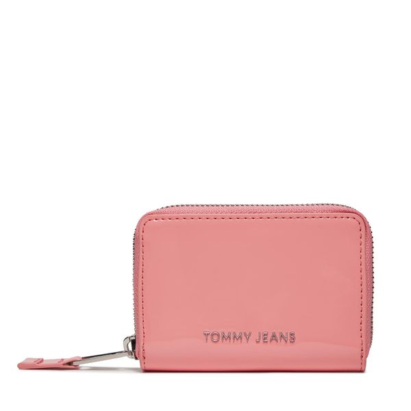 Tommy Jeans Majhna ženska denarnica Tommy Jeans Tjw Ess Must Small Za Patent AW0AW15935 Tickled Pink TIC