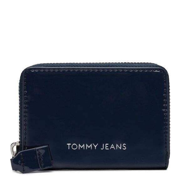 Tommy Jeans Majhna ženska denarnica Tommy Jeans Tjw Ess Must Small Za Patent AW0AW16142 Dark Night Navy C1G