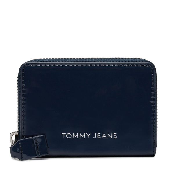 Tommy Jeans Majhna ženska denarnica Tommy Jeans Tjw Ess Must Small Za Patent AW0AW16142 Mornarsko modra