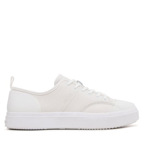 Calvin Klein Modne superge Calvin Klein Low Top Lace Up Lth HM0HM01045 Bela