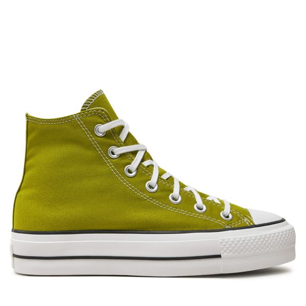 Converse Modne superge Converse Chuck Taylor All Star Lift Platform A08286C Zelena