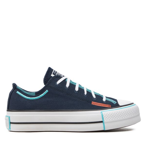 Converse Modne superge Converse Chuck Taylor All Star Lift Platform Color Pop A07597C Črna