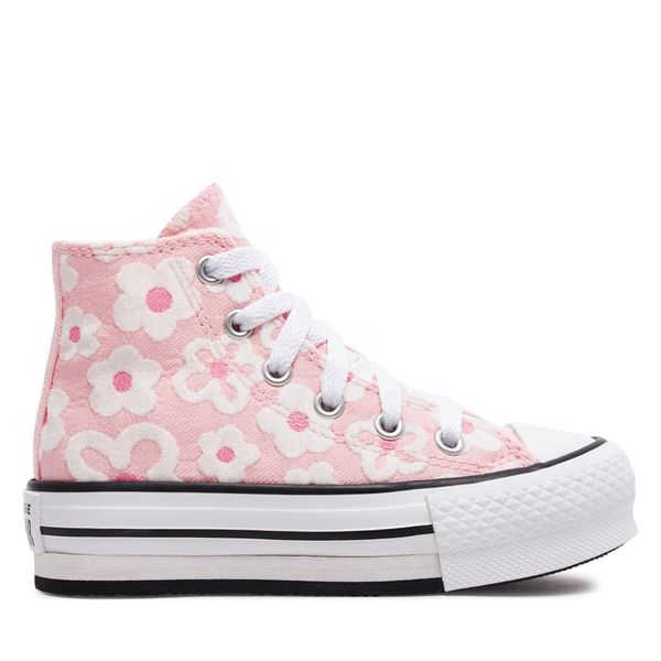 Converse Modne superge Converse Chuck Taylor All Star Lift Platform Floral Embroidery A06325C Donut Glaze/Oops Pink/White