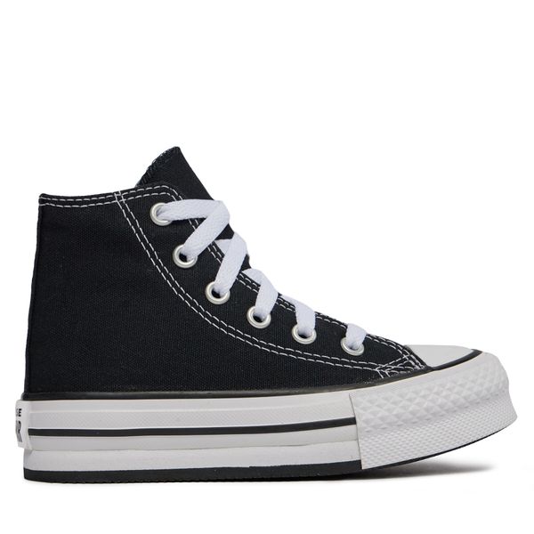 Converse Modne superge Converse Chuck Taylor All Star Lift Platform High Top Little Kids 372859C Črna