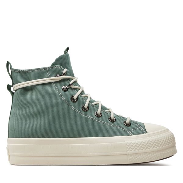 Converse Modne superge Converse Chuck Taylor All Star Lift Platform Play On Utility A08864C Zelena