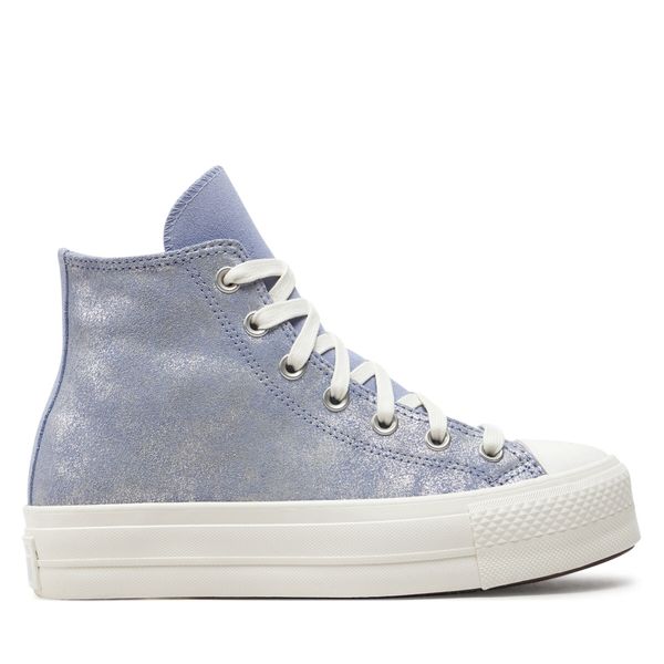 Converse Modne superge Converse Chuck Taylor All Star Lift Platform Suede Shimmer A11549C Vijolična