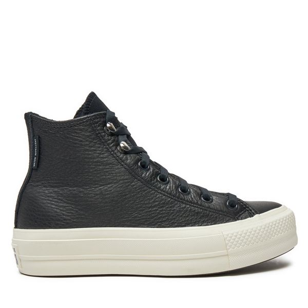 Converse Modne superge Converse Chuck Taylor All Star Lift Platform Water Repellent Leather A08312C Črna