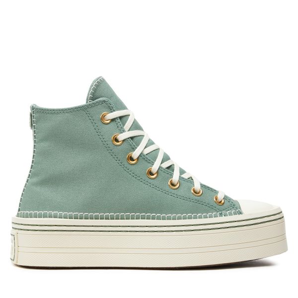 Converse Modne superge Converse Chuck Taylor All Star Modern Lift Platform Crafted Stitching A07547C Zelena