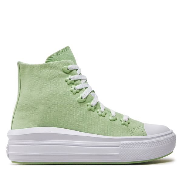 Converse Modne superge Converse Chuck Taylor All Star Motion Platform Stars A08100C Zelena