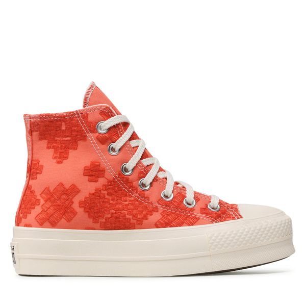 Converse Modne superge Converse Ctas Lift Hi A02233C Rdeča