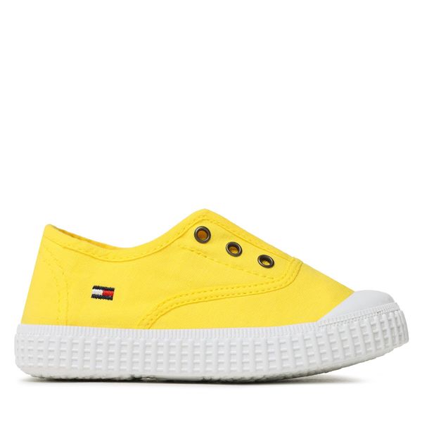 Tommy Hilfiger Modne superge Tommy Hilfiger Low Cut Easy - On Sneaker T1X9-32824-0890 S Yellow 200