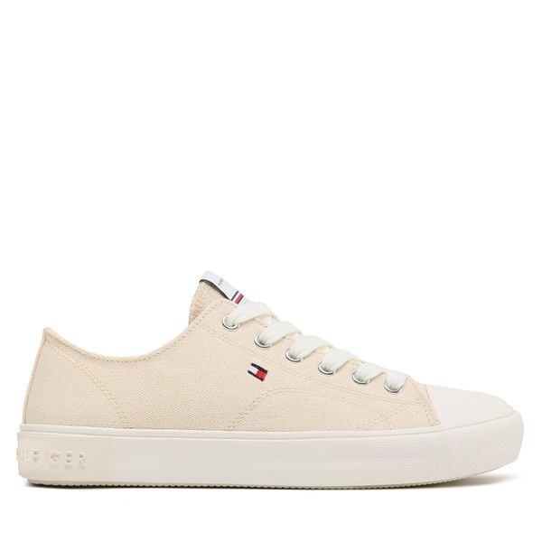 Tommy Hilfiger Modne superge Tommy Hilfiger Low Cut Lace-Up T3X9-32827-0890 S Beige 500