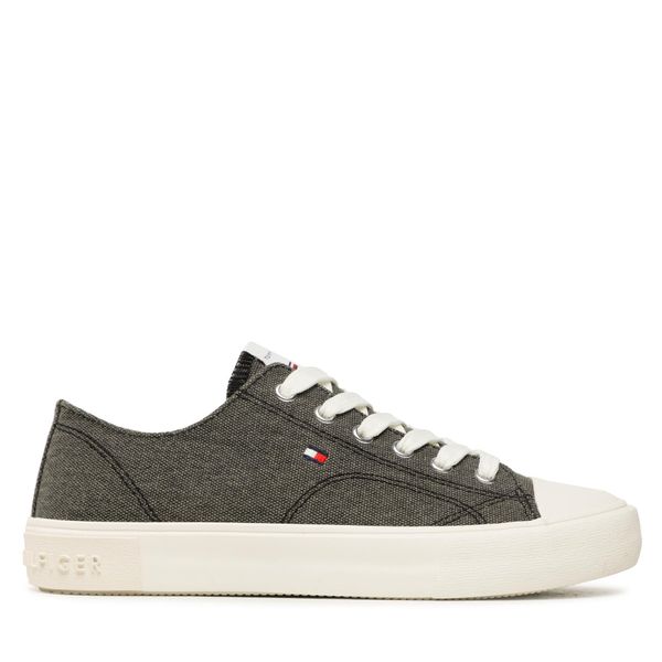 Tommy Hilfiger Modne superge Tommy Hilfiger Low Cut Lce-Up T3X9-32827-0890 S Črna