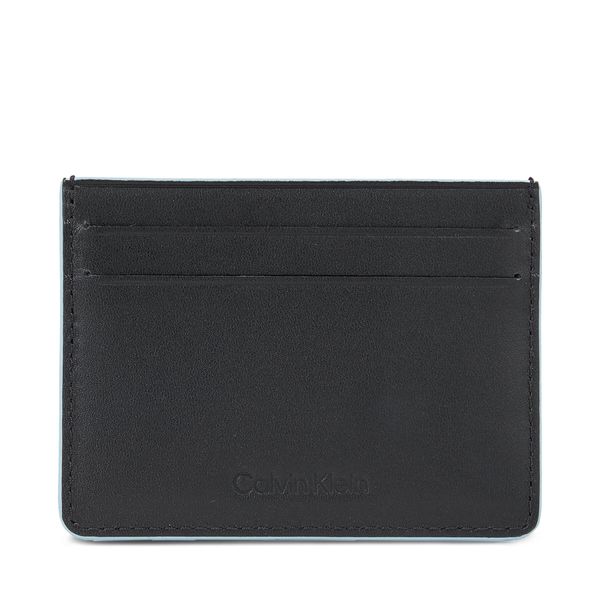 Calvin Klein Moška denarnica Calvin Klein Ck Edge Ccholder 6Cc K50K510876 Črna