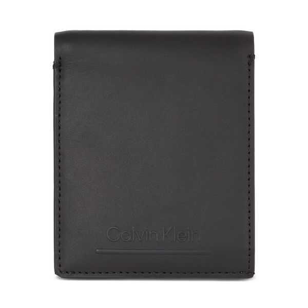Calvin Klein Moška denarnica Calvin Klein Ck Must Bifold 5Cc W/Coin K50K510877 Ck Black Check BAX