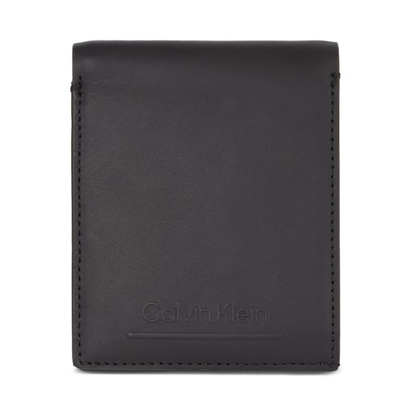 Calvin Klein Moška denarnica Calvin Klein Ck Must Bifold 5Cc W/Coin K50K510877 Črna