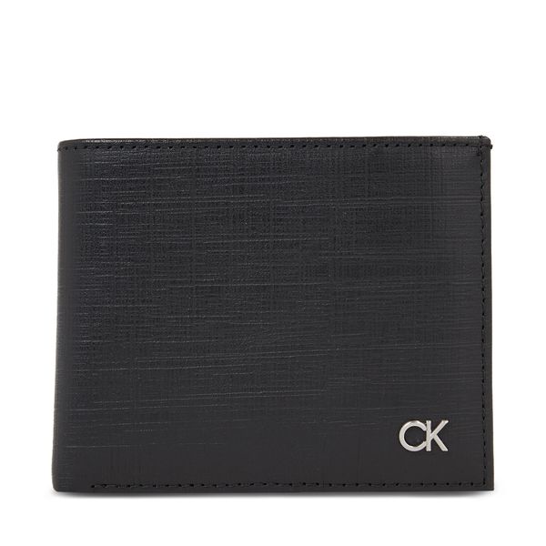 Calvin Klein Moška denarnica Calvin Klein Ck Set Bifold 5Cc W/Coin K50K510879 Črna