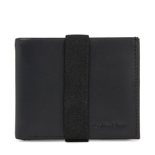 Calvin Klein Moška denarnica Calvin Klein Ck Spw Tech Bifold 6Cc W/Bill K50K510910 Črna