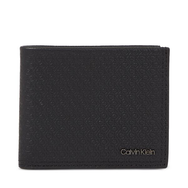 Calvin Klein Moška denarnica Calvin Klein Minimalism Bifold 6Cc W/Bill K50K510894 Black/Tonal Mono 01O