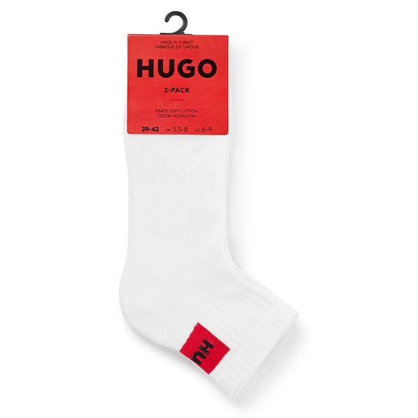 Hugo Moške nizke nogavice Hugo 50491223 White 100