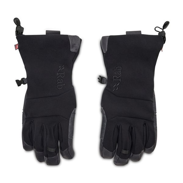 Rab Moške rokavice Rab Baltoro Glove QAH-66-BL-S Črna