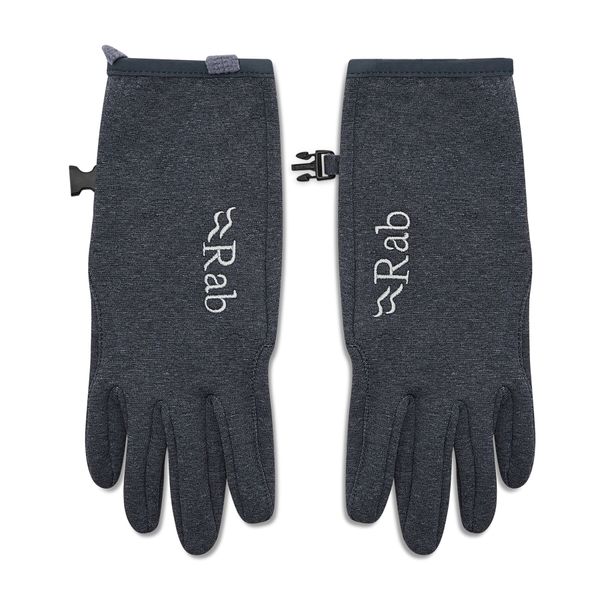 Rab Moške rokavice Rab Geon Gloves QAJ-01-BL-S Siva