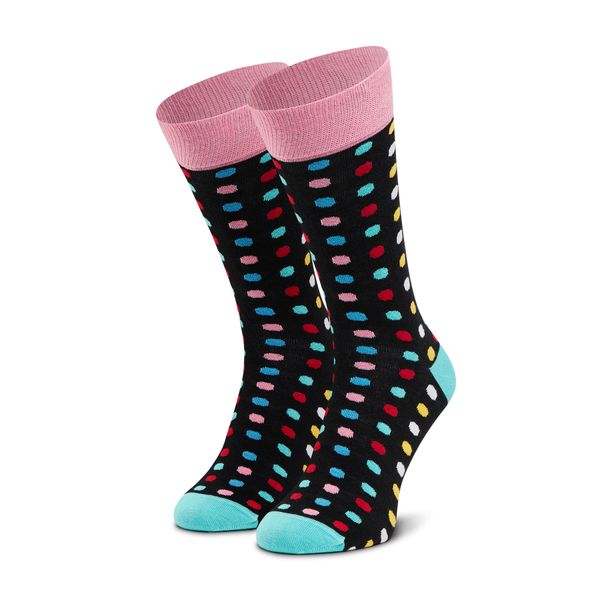 Dots Socks Moške visoke nogavice Dots Socks D20WF-SX-002-X Črna