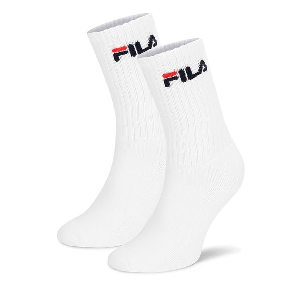 Fila Moške visoke nogavice Fila F4401-AW24 (2-pack) Bela
